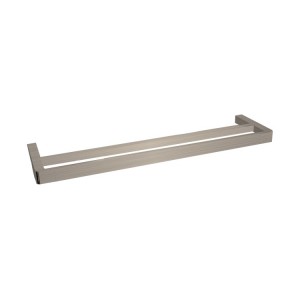 Brooklyn Double Towel Rail 600mm Brushed Nickel